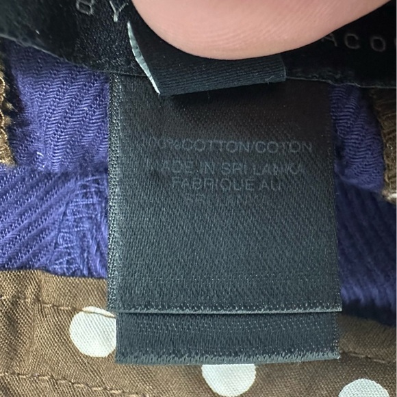 Marc by Marc Jacobs Shorts Preppy Purple Cotton Twee Nautical Size 6 Small - Picture 6 of 7